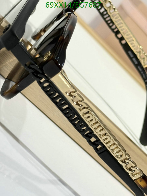 Glasses-MiuMiu Code: EG7687 $: 69USD