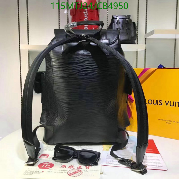 LV Bag-(4A)-Backpack- Code: CB4950 $: 115USD