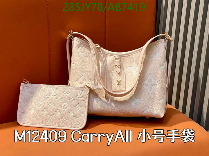 LV Bag-(Mirror)-Handbag- Code: AB7419 $: 285USD