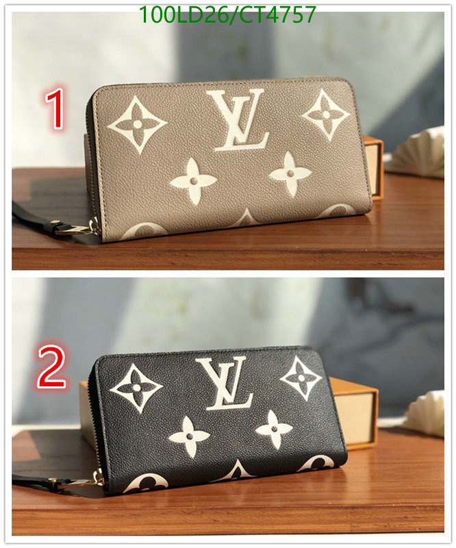 LV Bag-(Mirror)-Wallet- Code: CT4757 $: 100USD