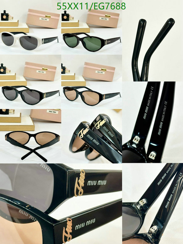 Glasses-MiuMiu Code: EG7688 $: 55USD