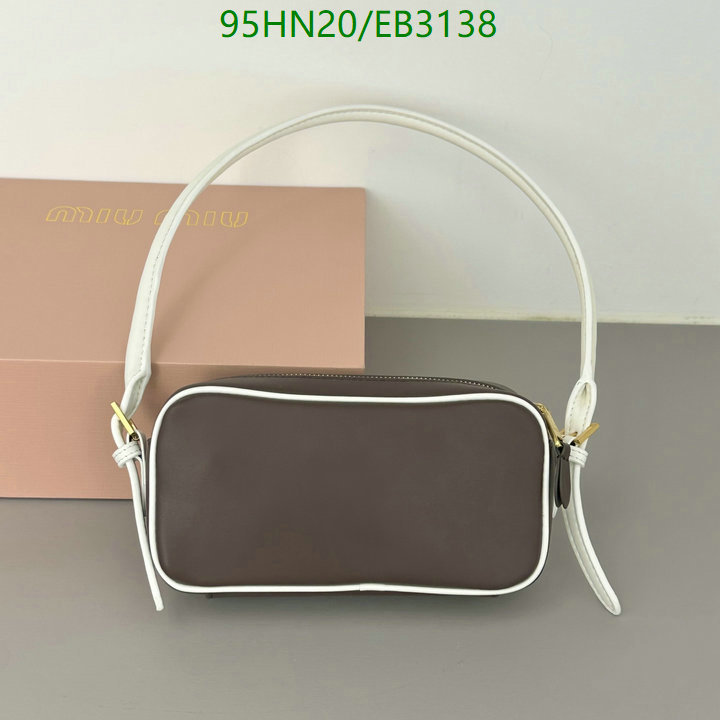 Miu Miu Bag-(4A)-Handbag- Code: EB3138 $: 95USD