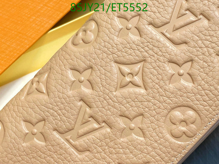 LV Bag-(Mirror)-Wallet- Code: ET5552 $: 85USD