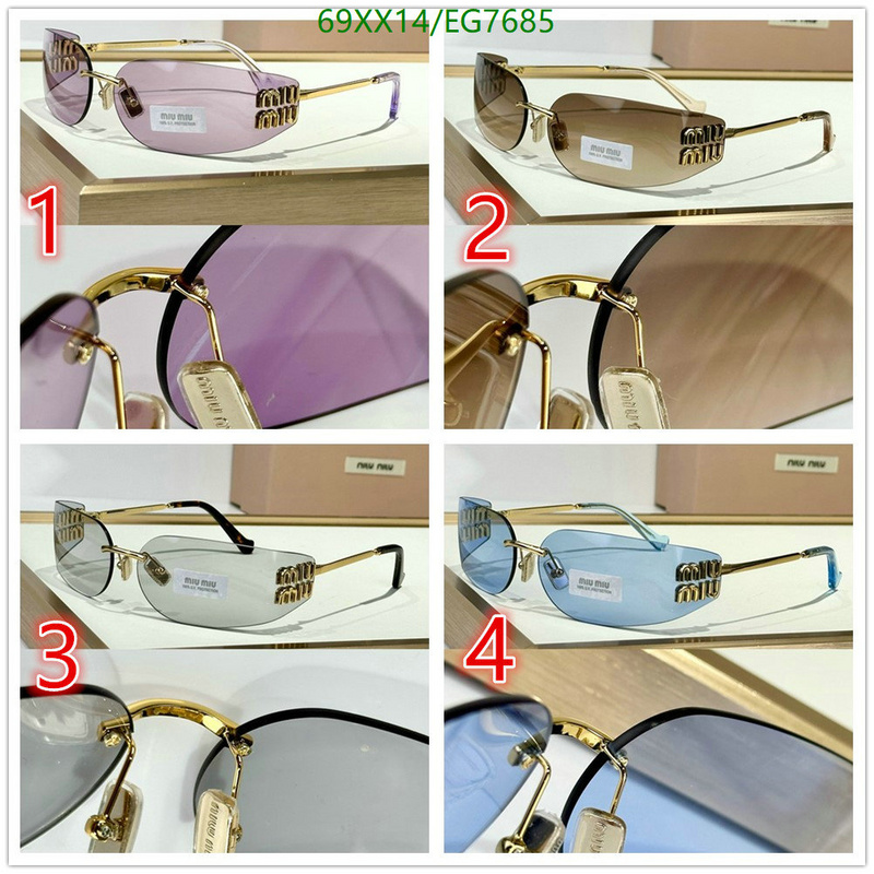 Glasses-MiuMiu Code: EG7685 $: 69USD
