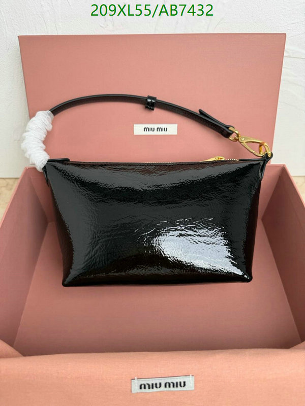 Miu Miu Bag-(Mirror)-Handbag- Code: AB7432 $: 209USD