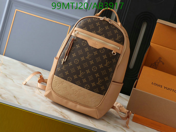 LV Bag-(4A)-Backpack- Code: AB3917 $: 99USD