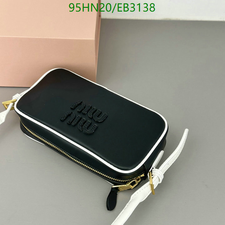 Miu Miu Bag-(4A)-Handbag- Code: EB3138 $: 95USD