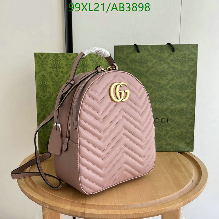 Gucci Bag-(4A)-Backpack- Code: AB3898 $: 99USD