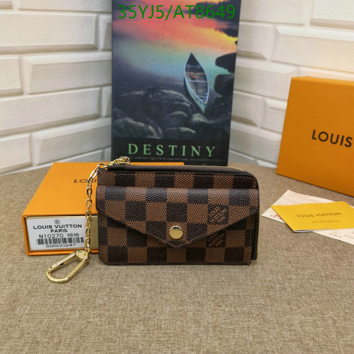 LV Bag-(4A)-Wallet- Code: AT8649 $: 35USD