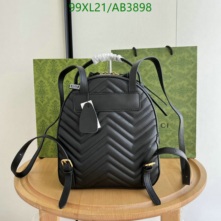 Gucci Bag-(4A)-Backpack- Code: AB3898 $: 99USD