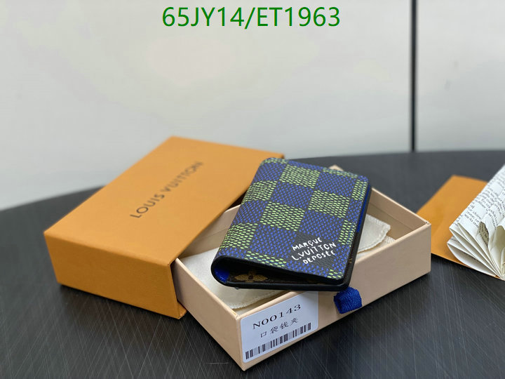 LV Bag-(Mirror)-Wallet- Code: ET1963 $: 65USD