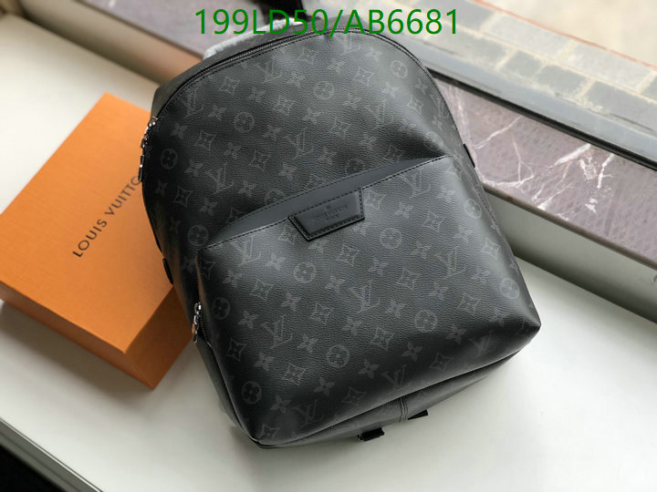 LV Bag-(Mirror)-Backpack- Code: AB6681 $: 199USD