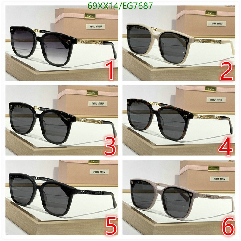 Glasses-MiuMiu Code: EG7687 $: 69USD