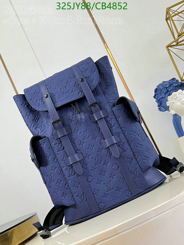 LV Bag-(Mirror)-Backpack- Code: CB4852 $: 325USD