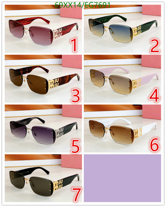 Glasses-MiuMiu Code: EG7691 $: 69USD