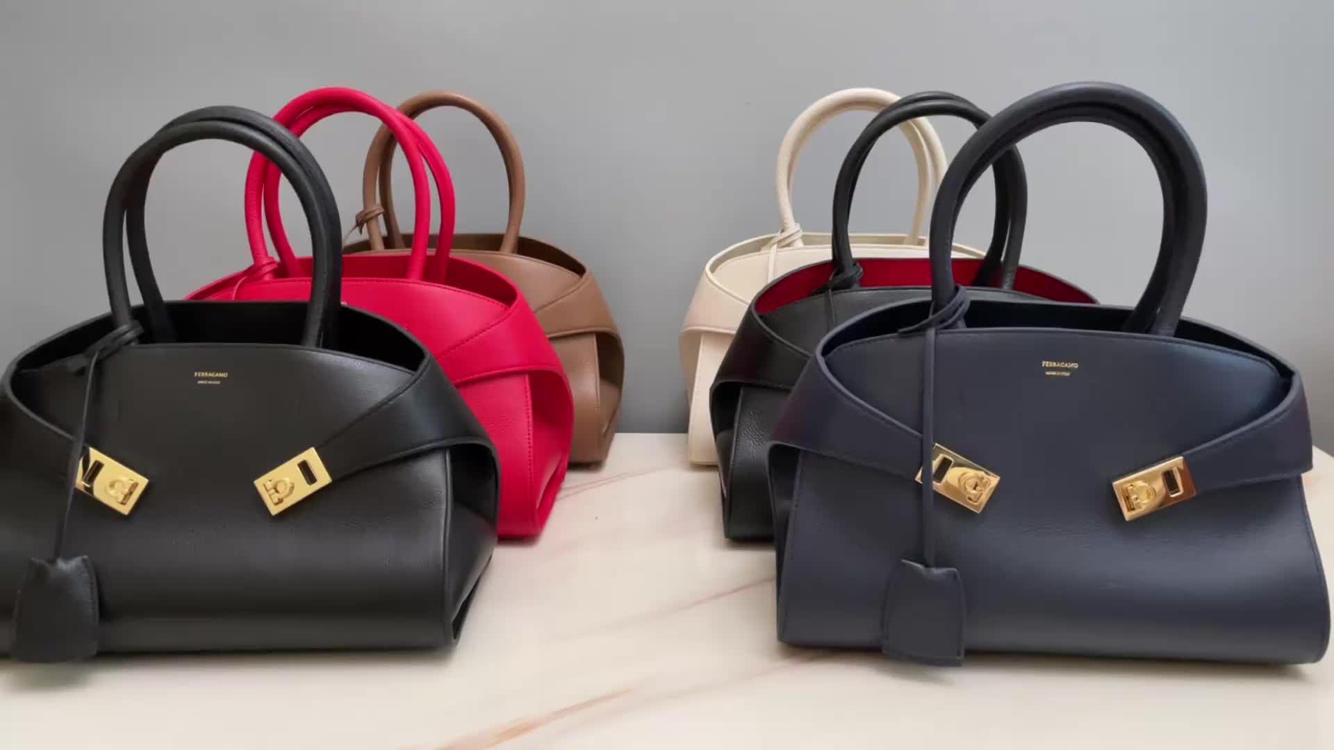 Ferragamo Bag-(Mirror)-Handbag- Code: EB2214 $: 595USD