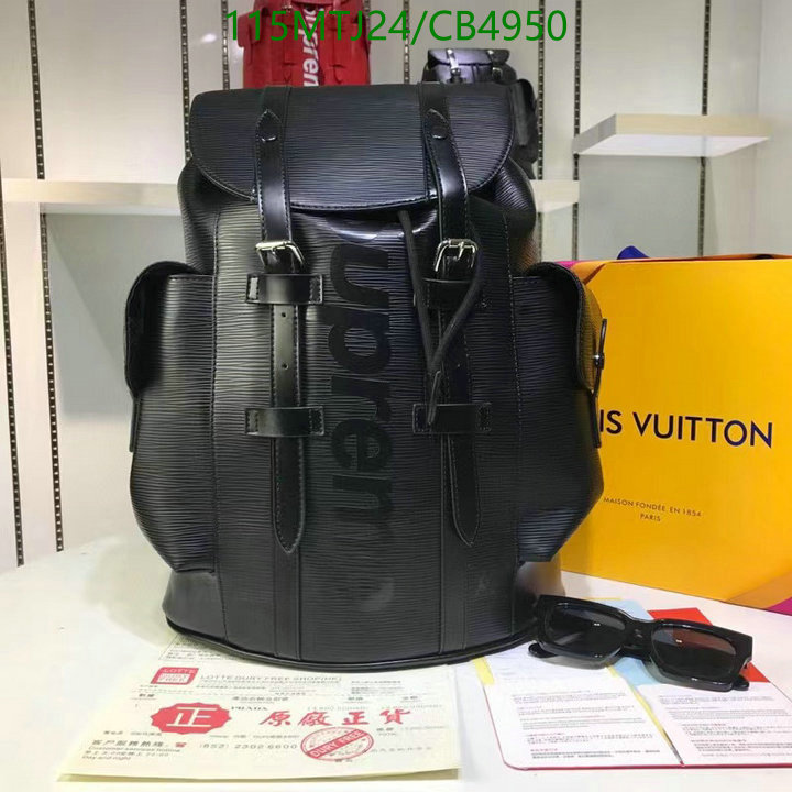 LV Bag-(4A)-Backpack- Code: CB4950 $: 115USD
