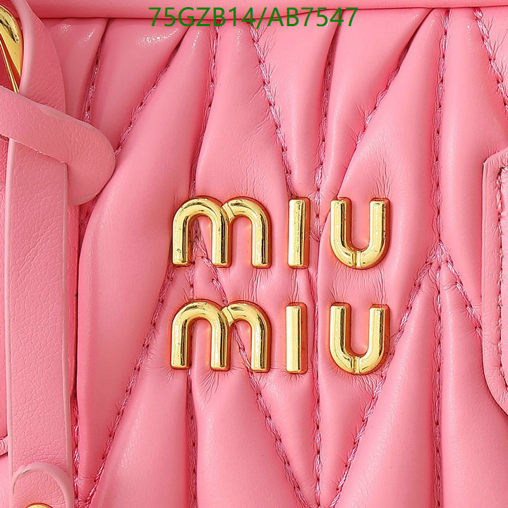 Miu Miu Bag-(4A)-Crossbody- Code: AB7547 $: 75USD