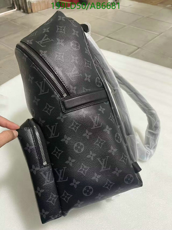 LV Bag-(Mirror)-Backpack- Code: AB6681 $: 199USD