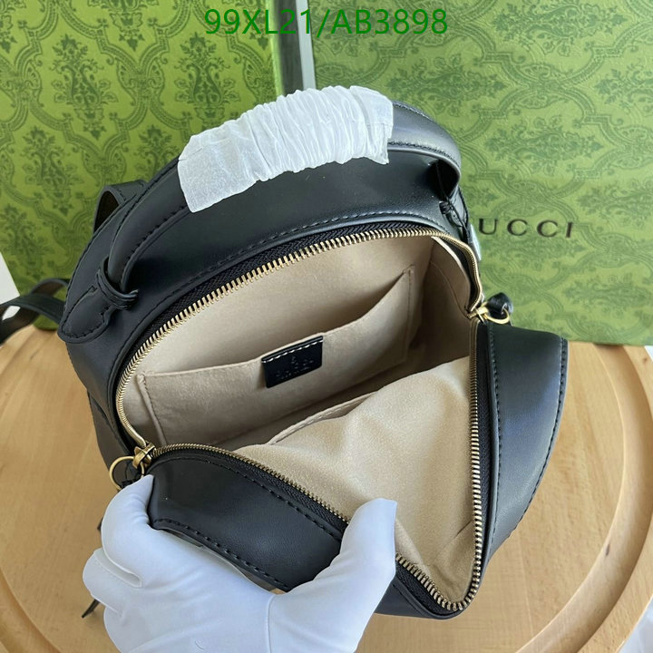 Gucci Bag-(4A)-Backpack- Code: AB3898 $: 99USD
