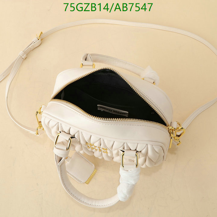 Miu Miu Bag-(4A)-Crossbody- Code: AB7547 $: 75USD
