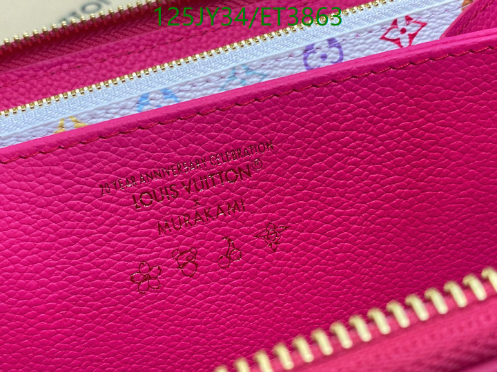 LV Bag-(Mirror)-Wallet- Code: ET3863 $: 125USD