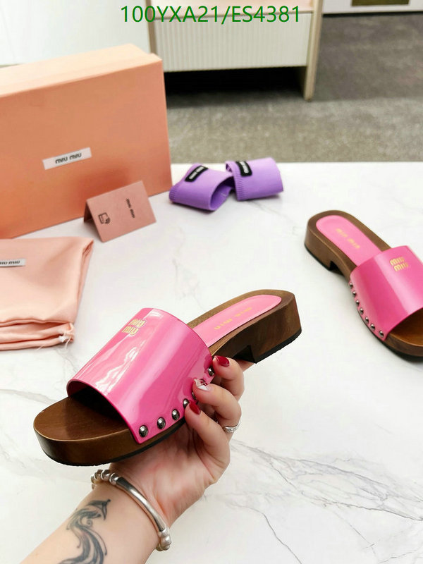 Women Shoes-Miu Miu Code: ES4381 $: 100USD