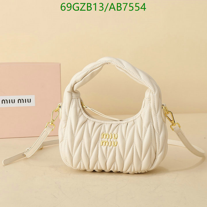 Miu Miu Bag-(4A)-Crossbody- Code: AB7554 $: 69USD
