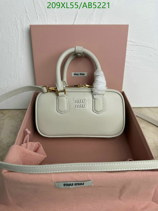 Miu Miu Bag-(Mirror)-Crossbody- Code: AB5221 $: 209USD