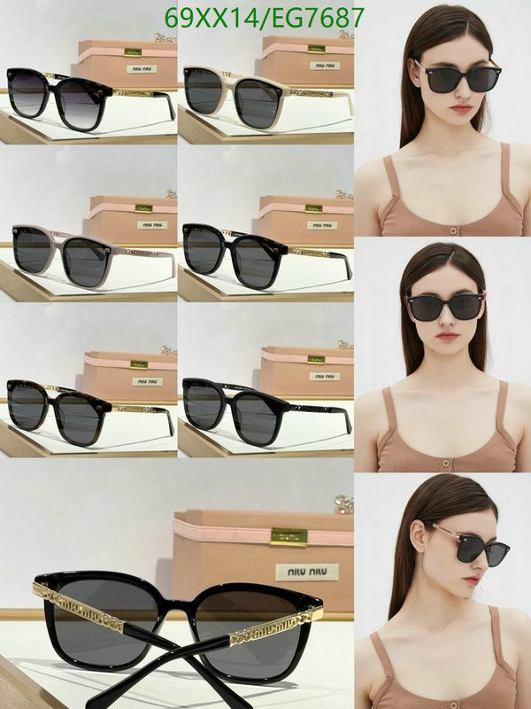 Glasses-MiuMiu Code: EG7687 $: 69USD