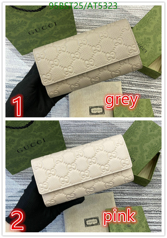 Gucci Bag-(Mirror)-Wallet- Code: AT5323 $: 95USD