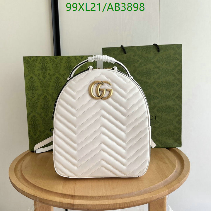 Gucci Bag-(4A)-Backpack- Code: AB3898 $: 99USD