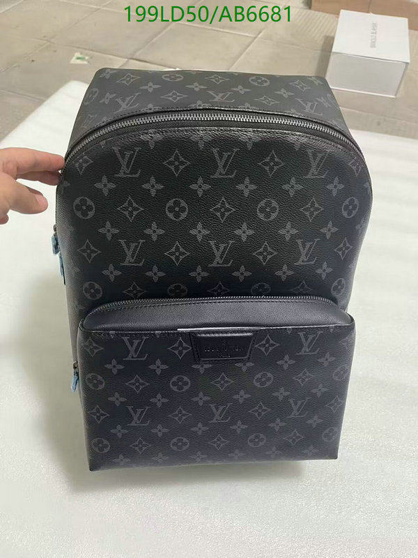 LV Bag-(Mirror)-Backpack- Code: AB6681 $: 199USD