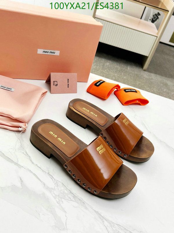Women Shoes-Miu Miu Code: ES4381 $: 100USD