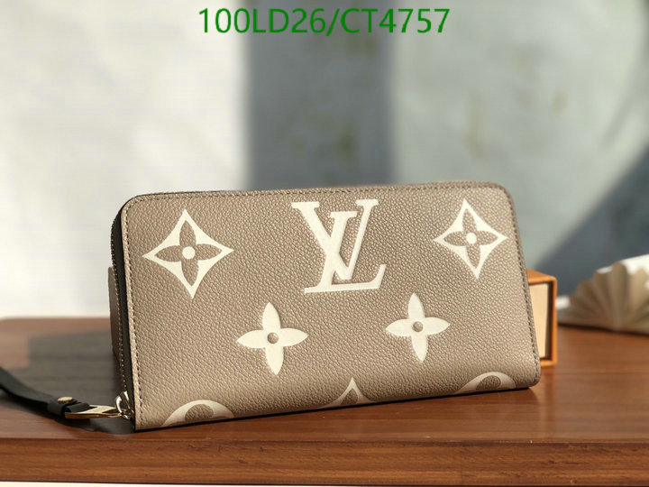 LV Bag-(Mirror)-Wallet- Code: CT4757 $: 100USD