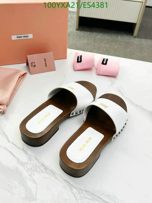 Women Shoes-Miu Miu Code: ES4381 $: 100USD