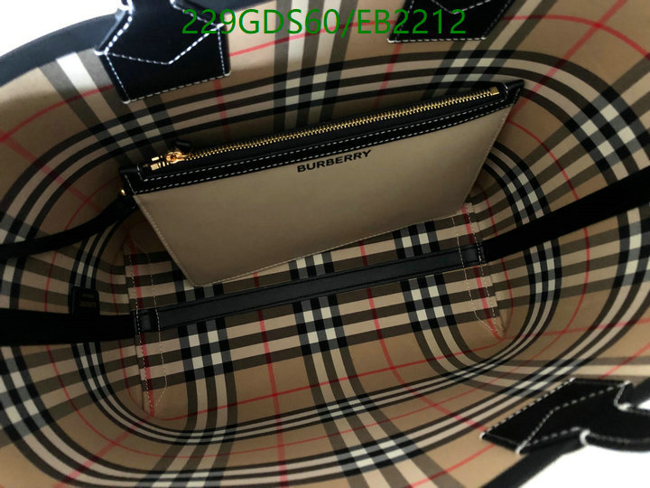 Burberry Bag-(Mirror)-Handbag- Code: EB2212