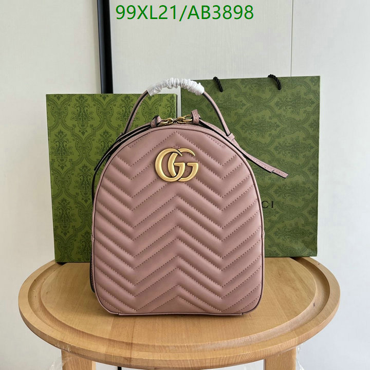 Gucci Bag-(4A)-Backpack- Code: AB3898 $: 99USD