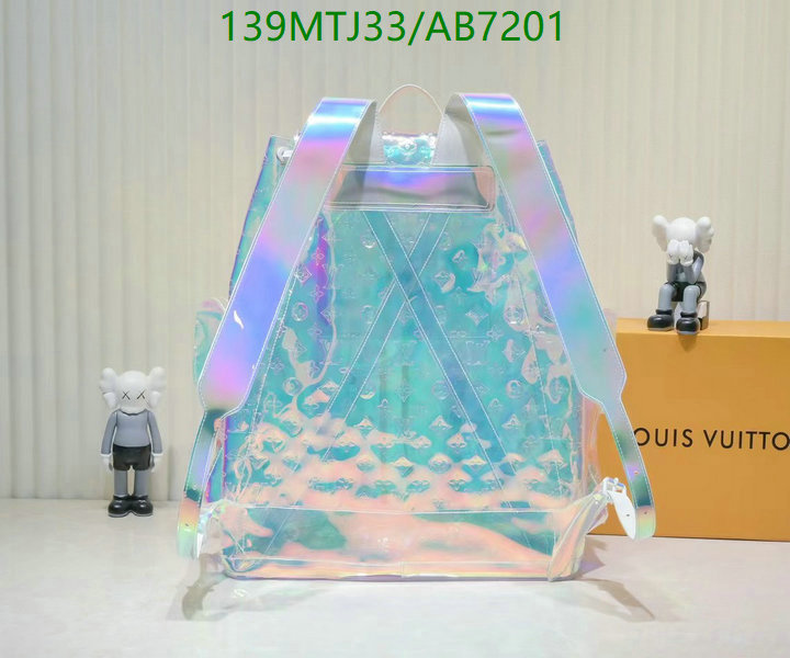 LV Bag-(4A)-Backpack- Code: AB7201 $: 139USD