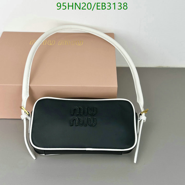 Miu Miu Bag-(4A)-Handbag- Code: EB3138 $: 95USD