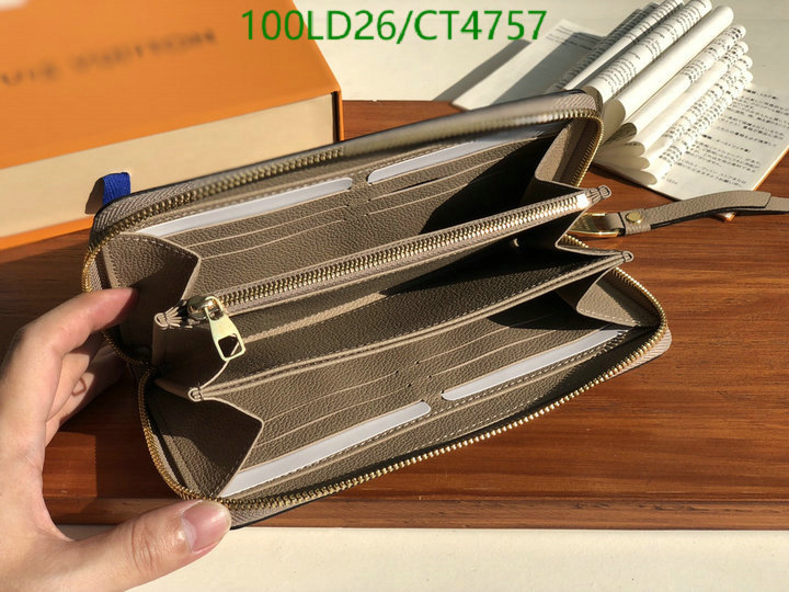 LV Bag-(Mirror)-Wallet- Code: CT4757 $: 100USD