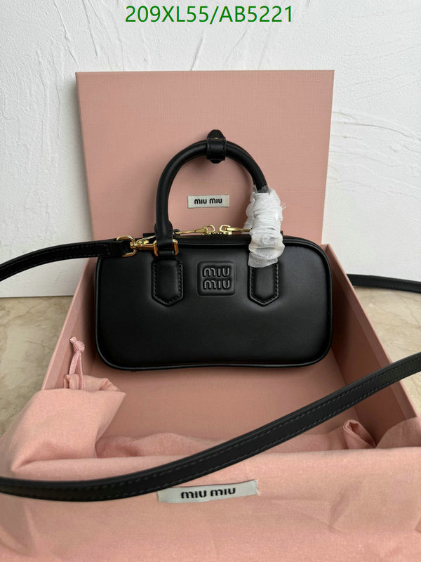 Miu Miu Bag-(Mirror)-Crossbody- Code: AB5221 $: 209USD