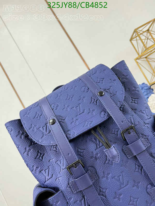 LV Bag-(Mirror)-Backpack- Code: CB4852 $: 325USD