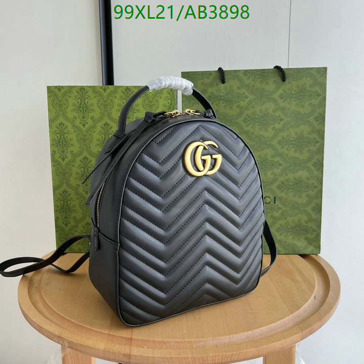 Gucci Bag-(4A)-Backpack- Code: AB3898 $: 99USD