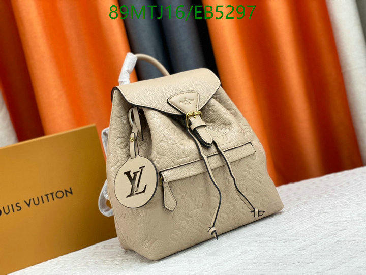 LV Bag-(4A)-Backpack- Code: EB5297 $: 89USD