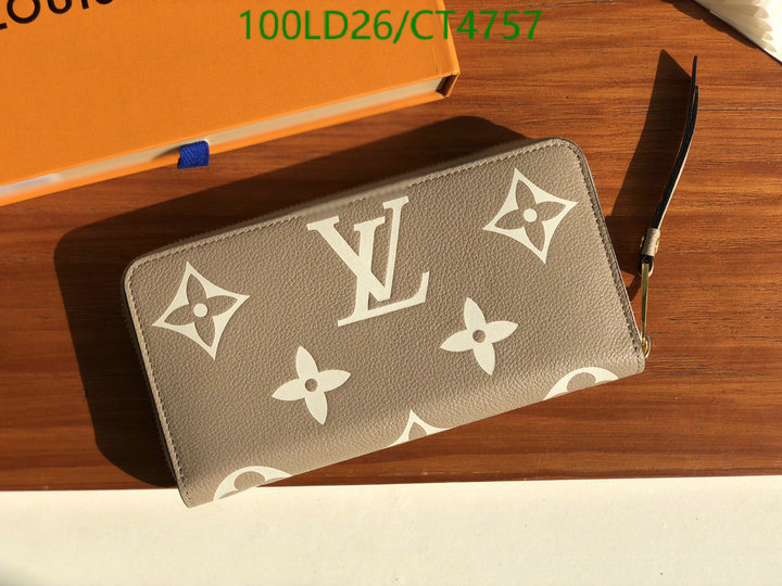 LV Bag-(Mirror)-Wallet- Code: CT4757 $: 100USD
