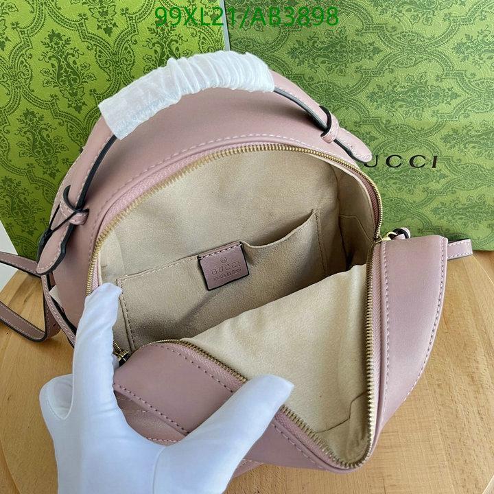 Gucci Bag-(4A)-Backpack- Code: AB3898 $: 99USD