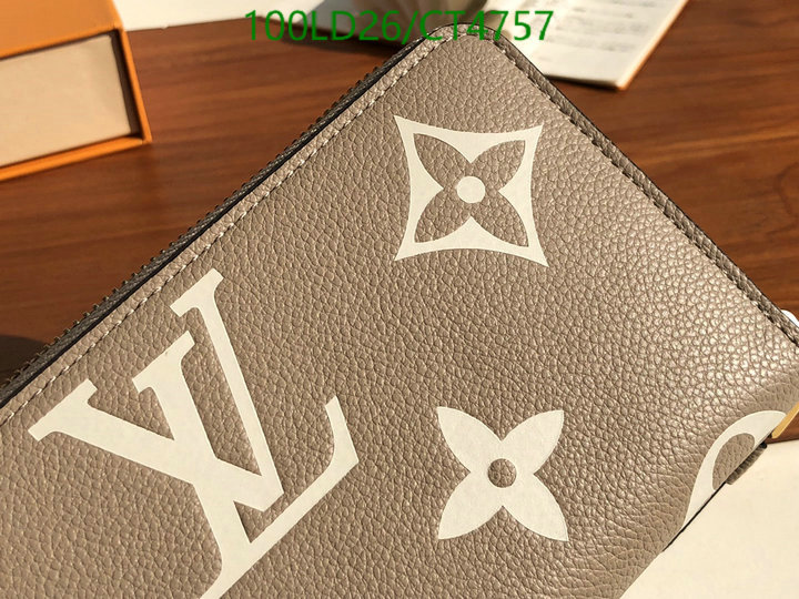 LV Bag-(Mirror)-Wallet- Code: CT4757 $: 100USD