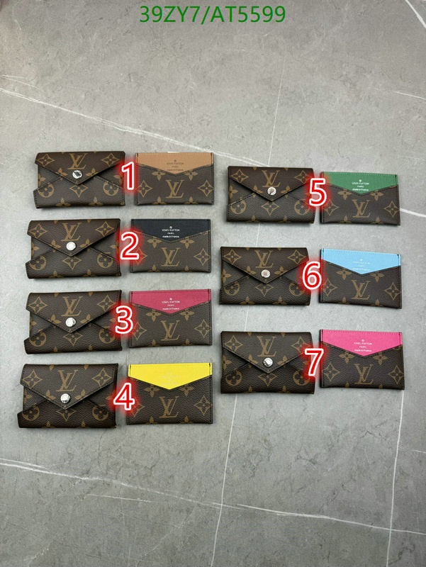 LV Bag-(4A)-Wallet- Code: AT5599 $: 39USD