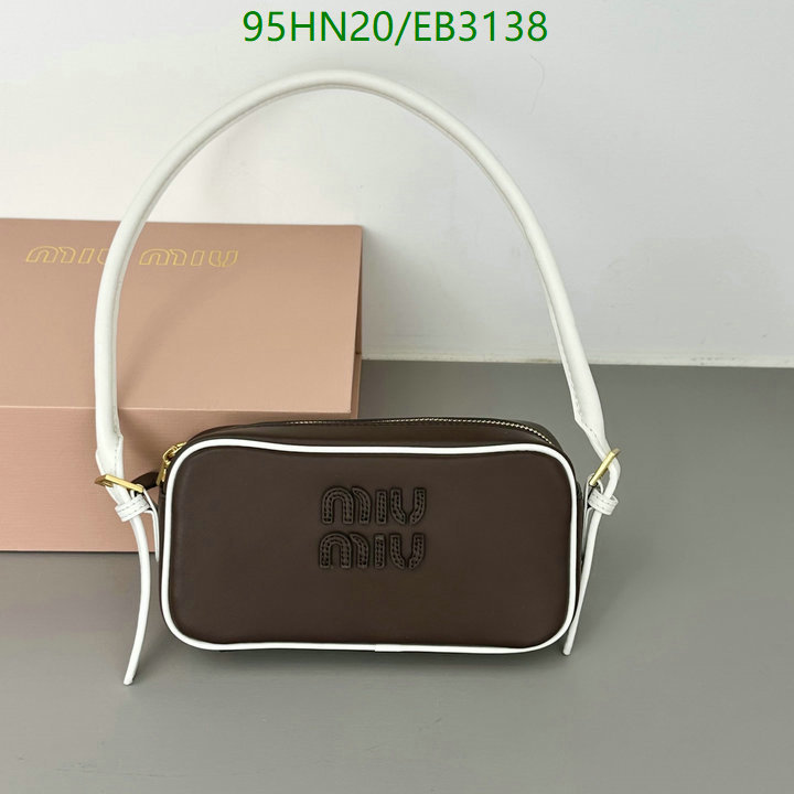 Miu Miu Bag-(4A)-Handbag- Code: EB3138 $: 95USD
